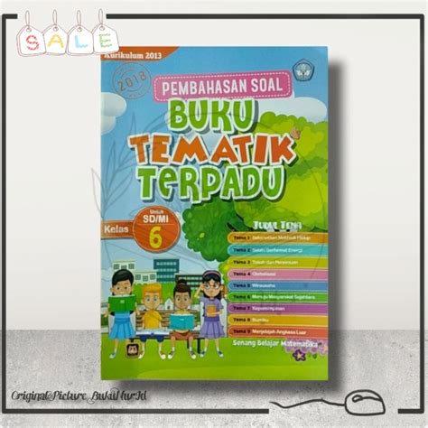 Jual Pustaka Setia Buku Pembahasan Soal Tematik Terpadu Untuk Sd Mi