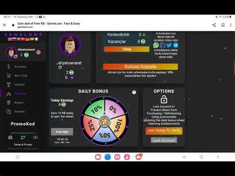 Robux almanın kolay yolu gemsloot YouTube