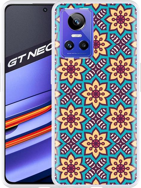 Realme GT Neo 3 Hoesje Mandala Hippie II Designed By Cazy Bol