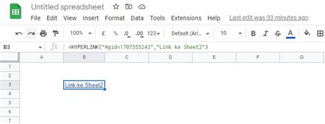 Membuat Tombol Hyperlink Antar Sheet Di Google Sheets Arrayformula