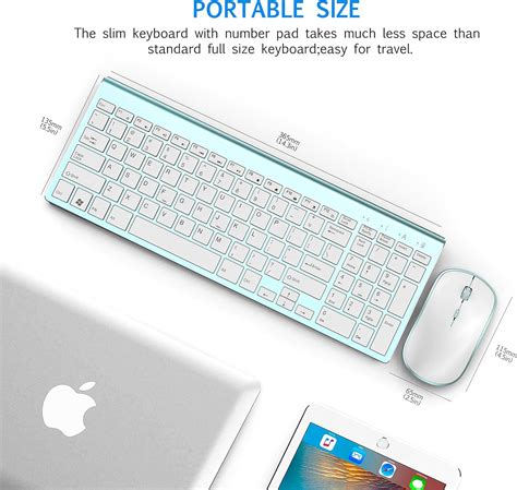 Buy J Joyaccess Aluminum Wireless Keyboard And Mouse Comboslim