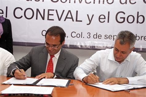 Coneval Y Gobierno De Colima Firman Convenio De Coordinaci N T Cnica