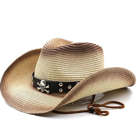 Unisex New Belt Summer Sun Hat Casual Vacation Panama Topper Hat Straw