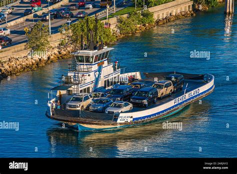 Fisher Island Ferry Stock Photo - Alamy