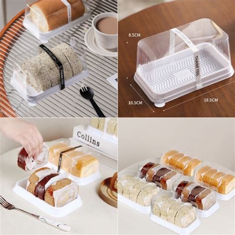 Jual Set Tray Mika Premium Jumbo Box Mika Kotak Kue Roll Cake Bolu