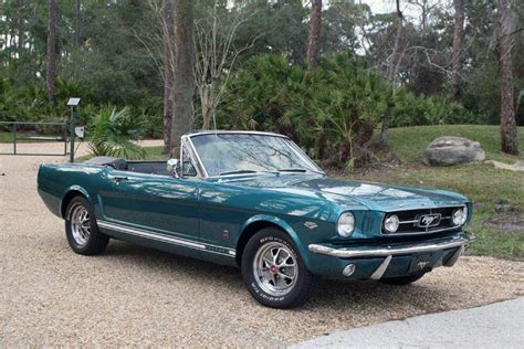 Twilight Turquoise 1965 Ford Mustang Gt Convertible Mustangattitude