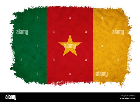 Cameroon Grunge Flag Stock Photo Alamy