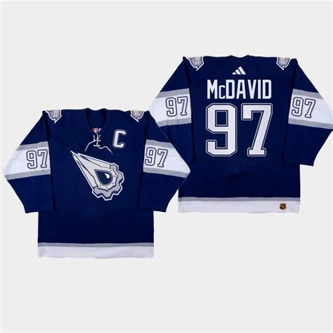 Connor McDavid 97 Edmonton Oilers 2022-23 Reverse Retro 2.0 Navy Jersey ...