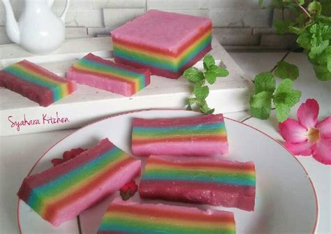 Resep Kue Lapis Rainbow Oleh Syahara Kitchen Cookpad