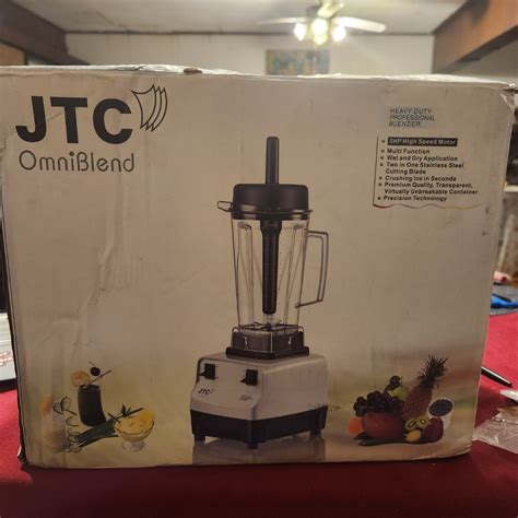 BNew JTC Omniblend Heavy Duty Professional Blender 3HP High Speed 2L On