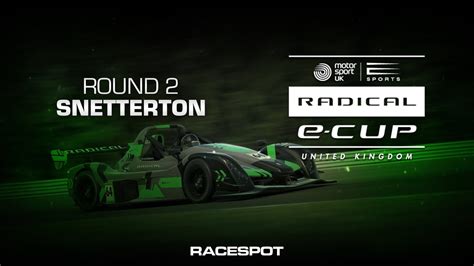 Radical Esports Cup Uk On Iracing Round At Snetterton Youtube