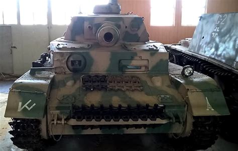 Preserved German Panzer IV Tank Ausf G Kubinka Tank Museum Russia