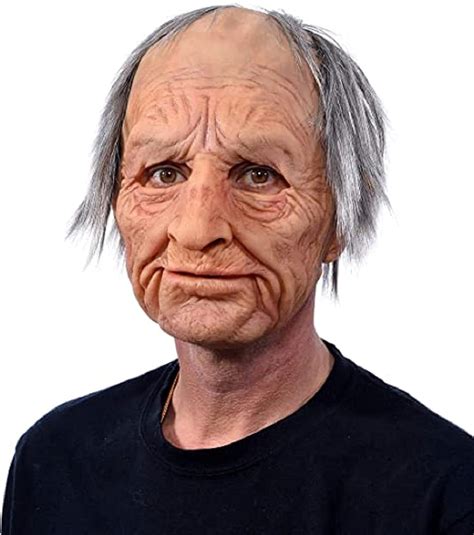 Old Man Mask Realistic Latex Human Decorative India Ubuy