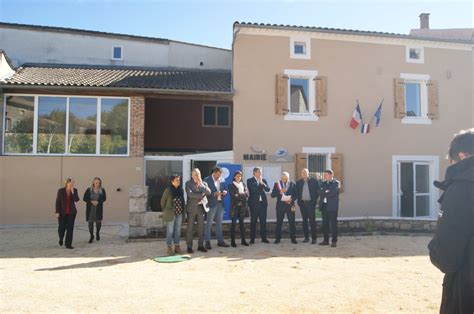 Ard Che Laurac En Vivarais Inauguration De La Nouvelle Mairie Dans