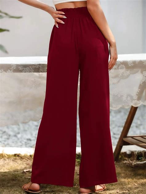 Slant Pocket Wide Leg Pants Wide Leg Pants Wide Leg Bridal Party Outfit