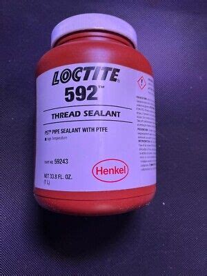 Loctite 592 Thread Sealant With PTFE 33 8 FL Oz 1 LITER HIGH