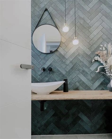 30 Amazing Herringbone Tile Bathroom Ideas To Sprinkle Personality