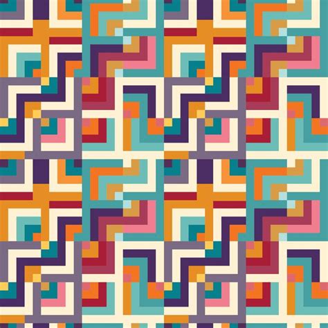 Abstract Geometric Seamless Pattern 15452945 Vector Art at Vecteezy