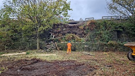 Services To Return To Normal On Monday After West Yorkshire Landslip