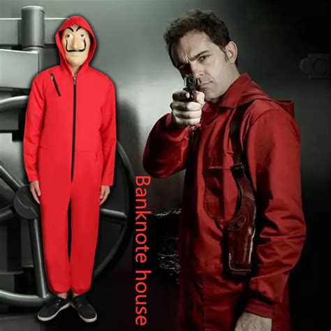 Money Heist The House Of Paper La Casa De Papel Cosplay Costume For Men