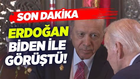 SON DAKİKA Erdoğan Biden ile Görüştü KRT Haber YouTube