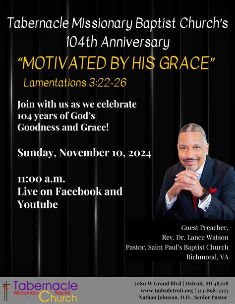 Programs and Services at Tabernacle Missionary Baptist Church 23