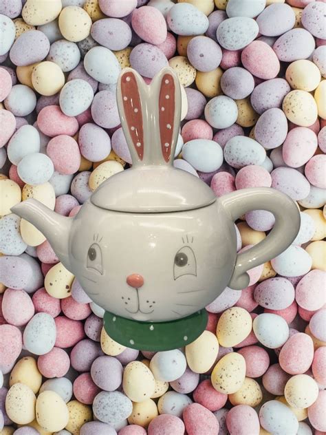 Johanna Parker Easter Bunny Tea Pot Etsy