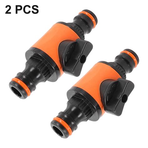 Cpan 2pc Hose Pipe Tap Shut Off Valve Fitting Connector Garden Garden