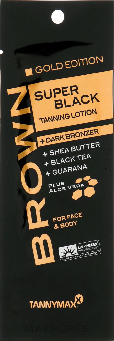 Tannymaxx Super Black Very Dark Bronzer Lotion Sachet