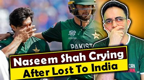 Naseem Shah Crying After Loss Against India Rohit Sharma Appreciates