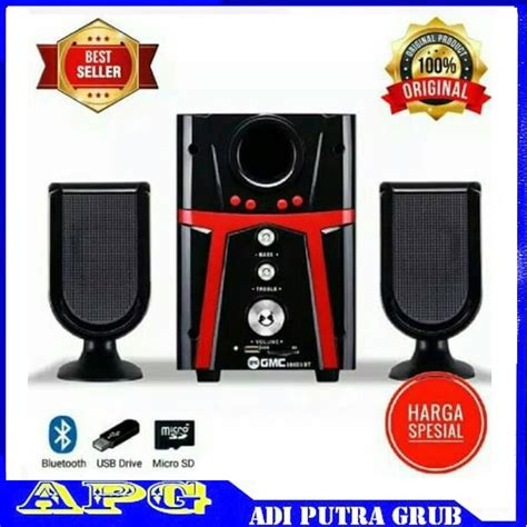 Jual Speaker Aktif Bluetooth Gmc D Speaker Subwoofer Mega Bass