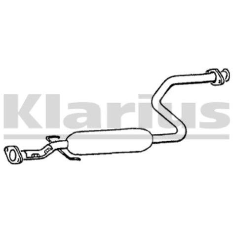 X Klarius Oe Quality Replacement Middle Silencer Exhaust For Rover