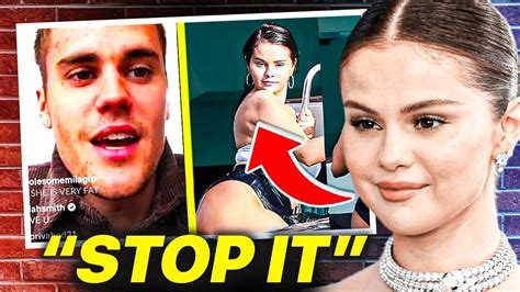 Selena Gomez Furiously Reacts To Justin Bieber Fat Shaming Her Youtube