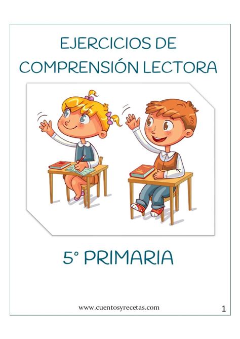 PDF Cuadernillo comprension lectora 5Âº Primaria corregido