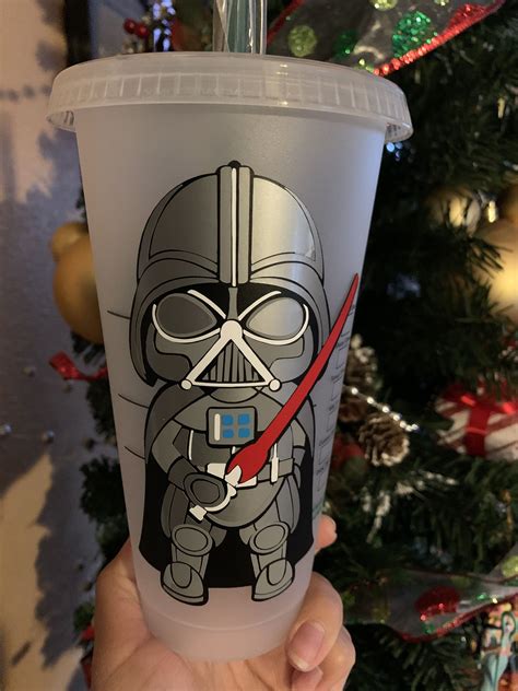 Darth Vader Inspired Starbucks Cup Baby Darth Vader Disney Starbucks