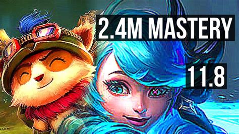 TEEMO Vs GWEN TOP DEFEAT 2 4M Mastery 300 Games Rank 15 Teemo