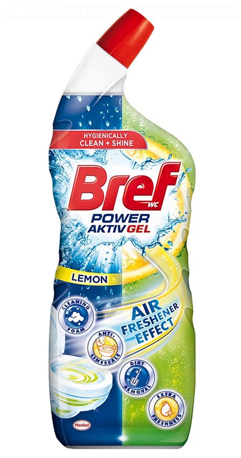 BREF WC POWER AKTIV GEL LEMON 700ml