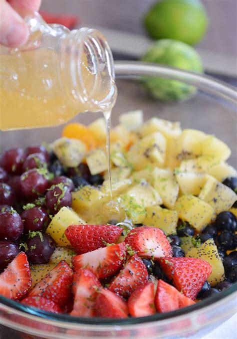 Honey Lime Fruit Salad Recipe Mel S Kitchen Cafe