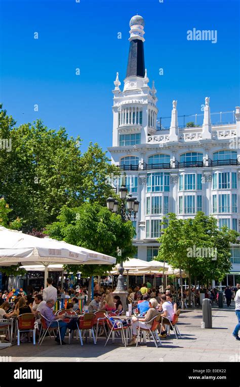 Plaza Santa Ana, Madrid, Spain Stock Photo - Alamy