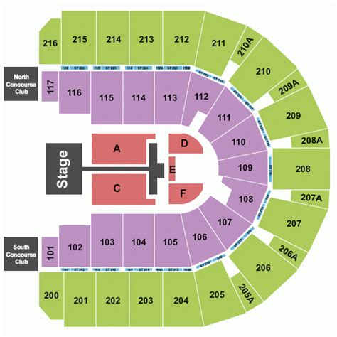 Mac Center Seating Chart - Center Seating Chart