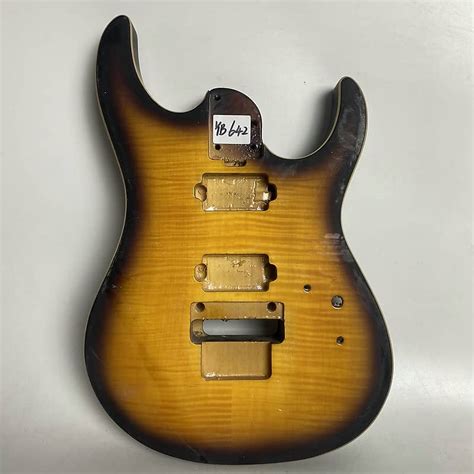 Tobacco Burst Guitar Solid Basswood Body With Tiger Maple Top Reverb