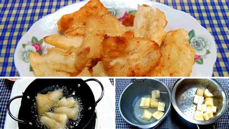 Resep Dan Cara Membuat Singkong Goreng Merekah Enak Empuk Youtube