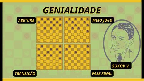 Partidas Selecionadas V Sokov Abertura Meio Jogo E Final