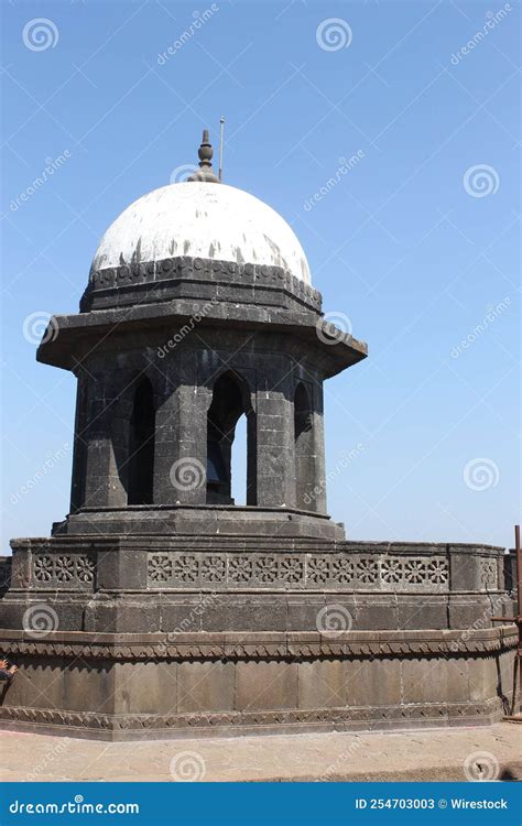 Beautiful View Of Chhatrapati Shivaji Maharaj Samadhi Raigad Fort