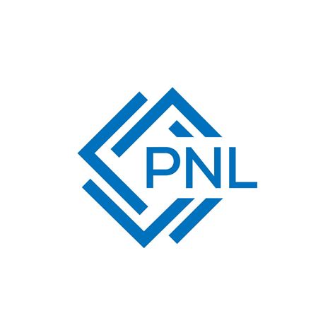 PNL letter logo design on white background. PNL creative circle letter ...