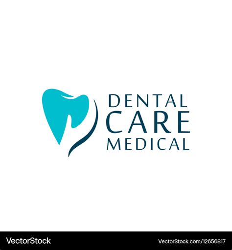 Logo Dental Care Clinic Dentistry For Kids Teeth Vector Image