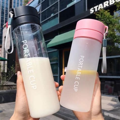 Jual Botol Minum Plastik Botol Minum Portable Cup Botol Minum Bening