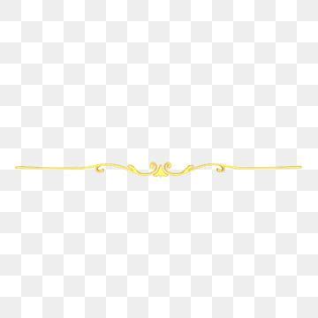 C4d Stereo Png Picture C4d Stereo Gold Decoration Dividing Line