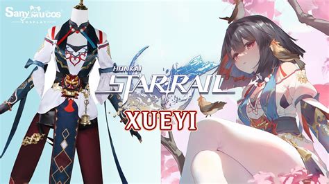 【SanyMuCos】Honkai: Star Rail Xueyi Cosplay Costume Plus Size Detail ...