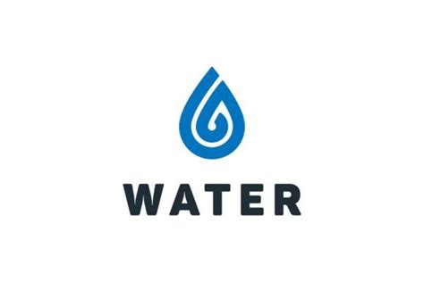 Water Drop Raindrop Logo Graphic By Sore Studios Creative Fabrica